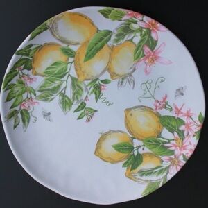The Prairie Rachel Ashwell Shabby Chic Style Lemon Melamine 11" Plates, Set of 3
